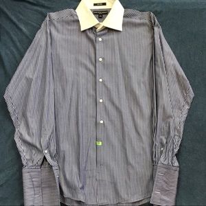 👔Gifted👔Saks Fifth Ave Slim Fit French Cuff Shir
